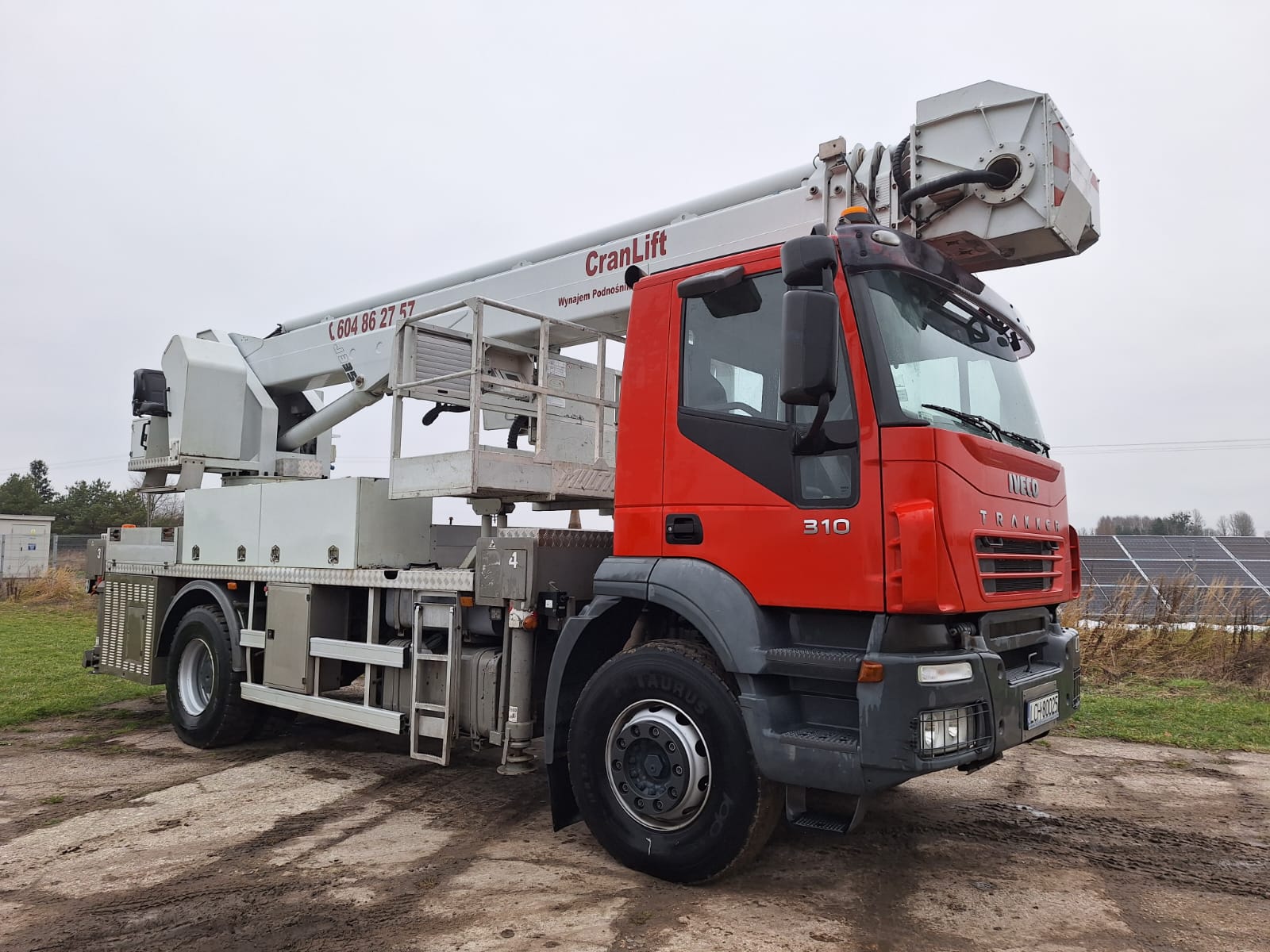 podnośnik koszowy IVECO MULTITEL J335 ALU